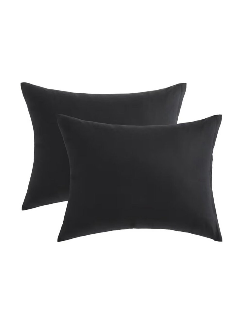 King Pillow Cases, 100% Egyptian Cotton Pillowcases with Hidden Zipper, 500 Thre